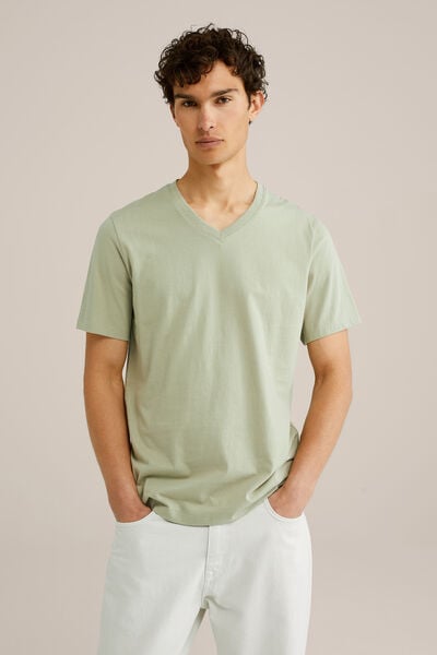 We Fashion T-shirt Van 100% Katoen Mosgroen