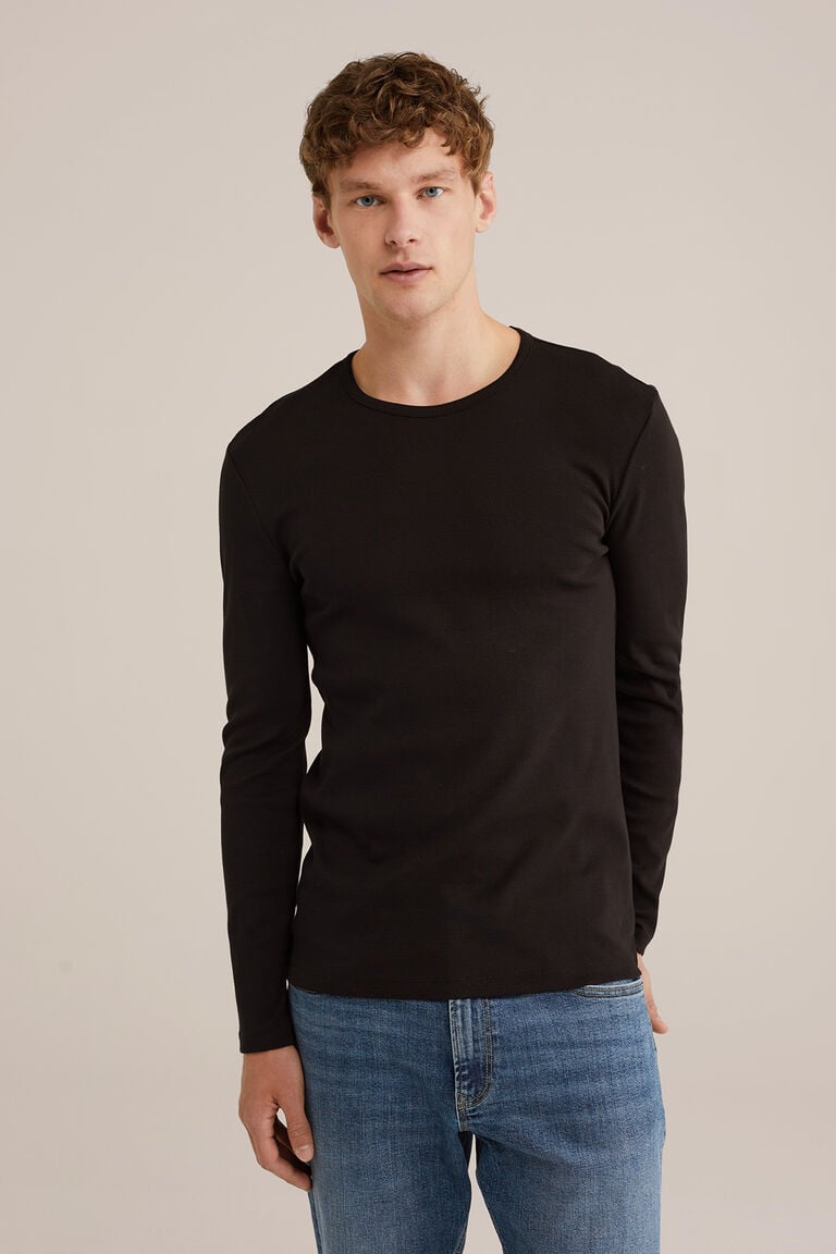 We Fashion T-shirt Zwart