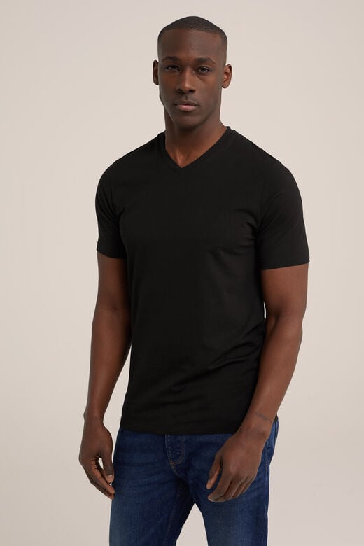 We Fashion T-shirt Zwart