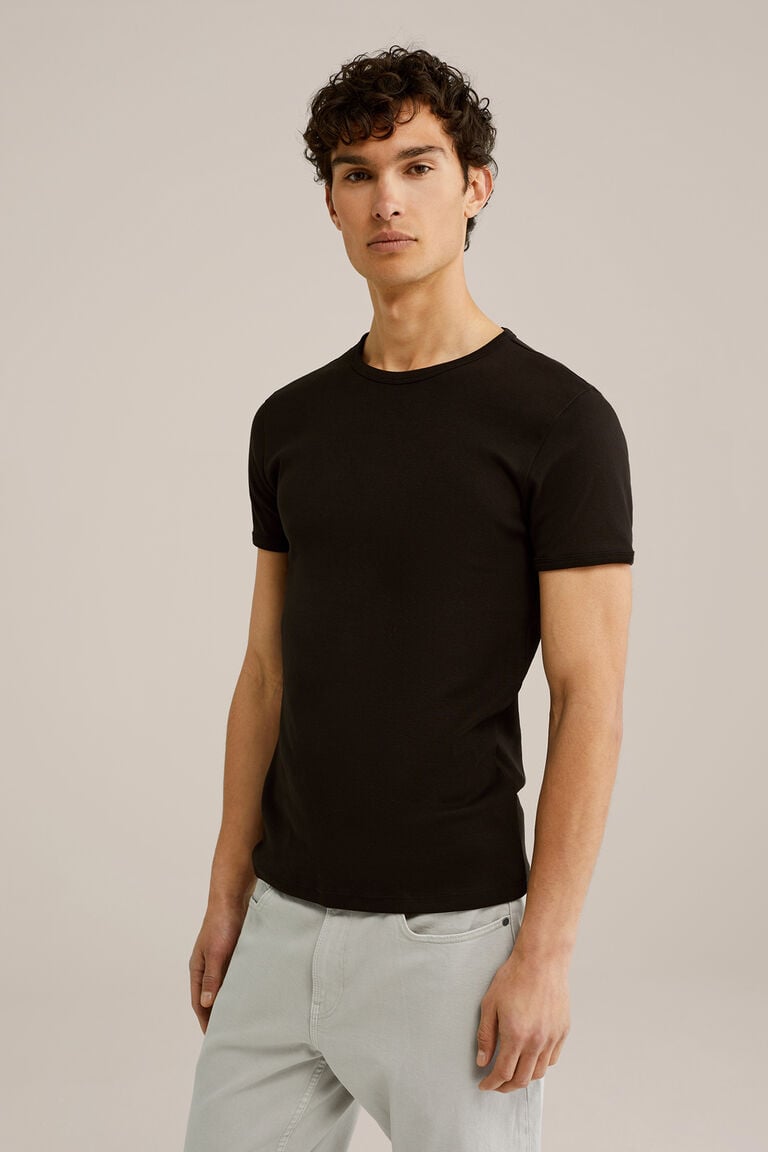 We Fashion T-shirt Zwart