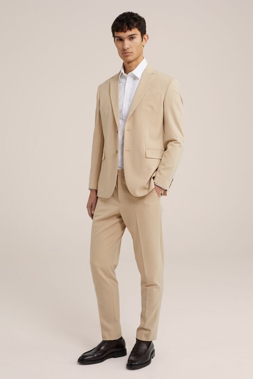 We Fashion Tall Fit Overhemd Met Stretch Wit