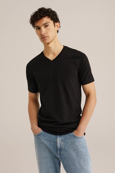 We Fashion Tall Fit T-shirt 2-pack Zwart