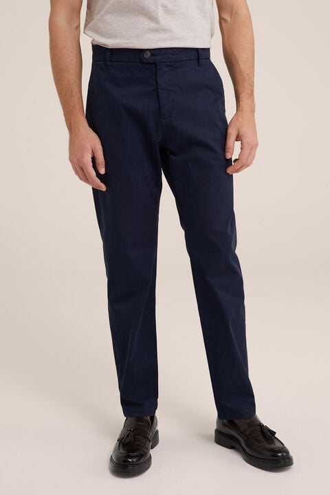 we fashion tapered fit chino Donkerblauw