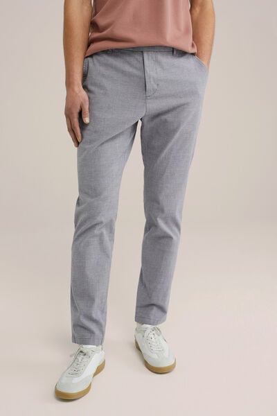 We Fashion Tapered Pantalon Grijsblauw