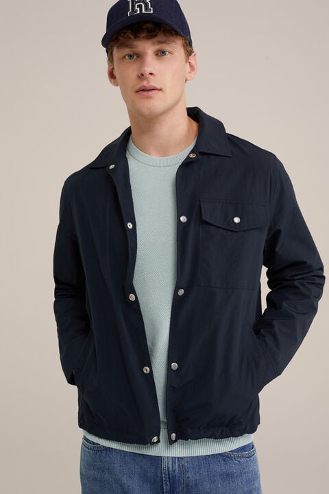 we fashion trui met structuur IJsblauw