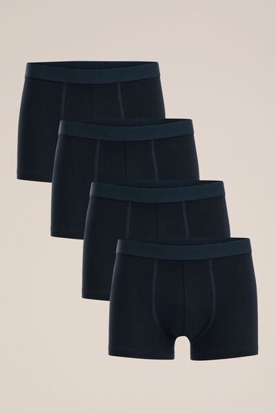 We Fashion Trunk 4 Pack Donkerblauw