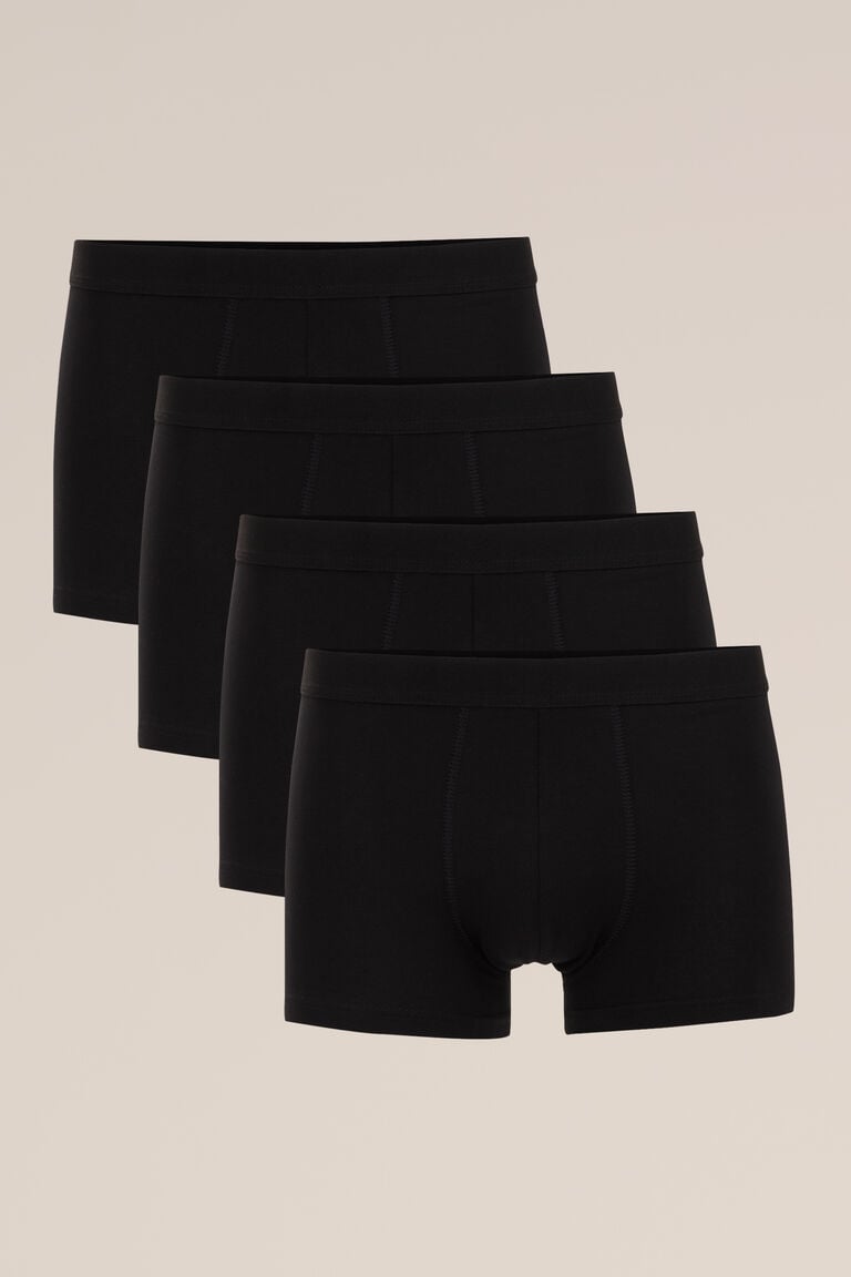 We Fashion Trunk 4 Pack Zwart