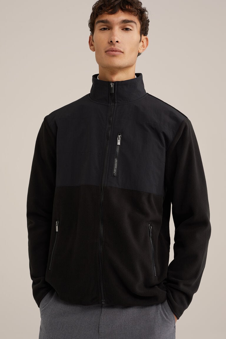 We Fashion Vest Met Rits Zwart