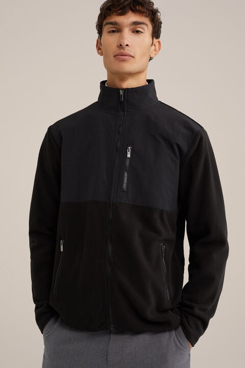 we fashion vest met rits Zwart