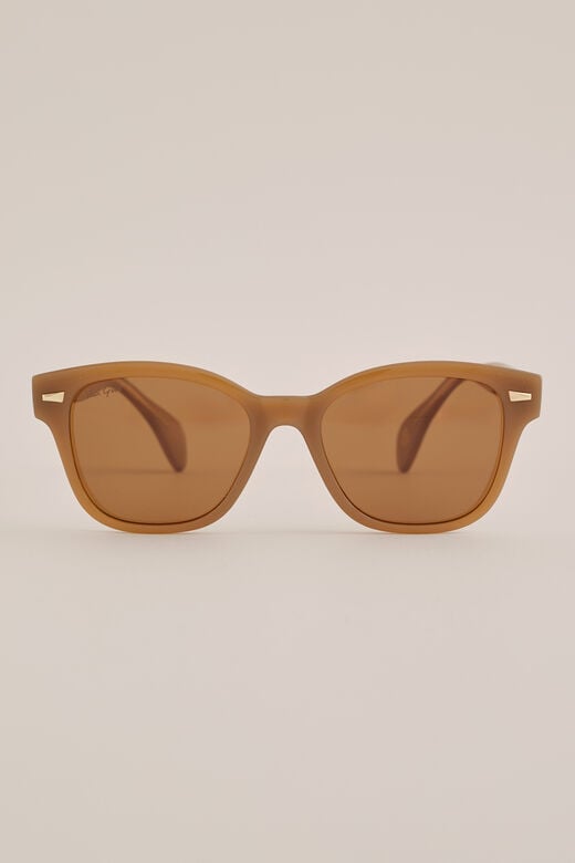 We Fashion Zonnebril Lichtbruin