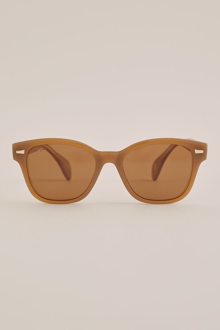 We Fashion Zonnebril Lichtbruin