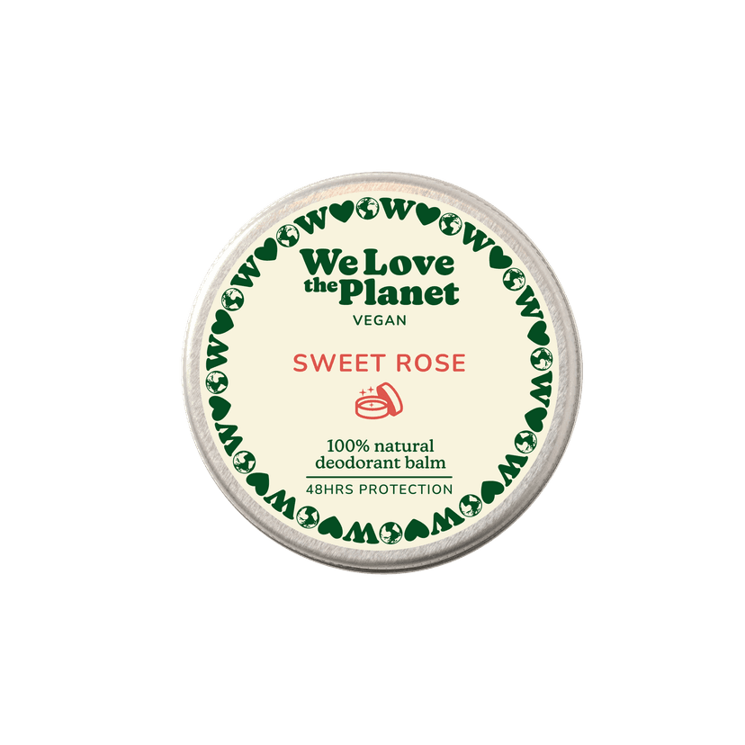 we love the planet Sweet Rose Deodorant Balm