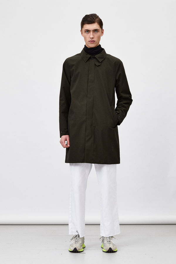 welter shelter LONG DONG POLYRAYON WOOL LOOK AW21 OLIVE