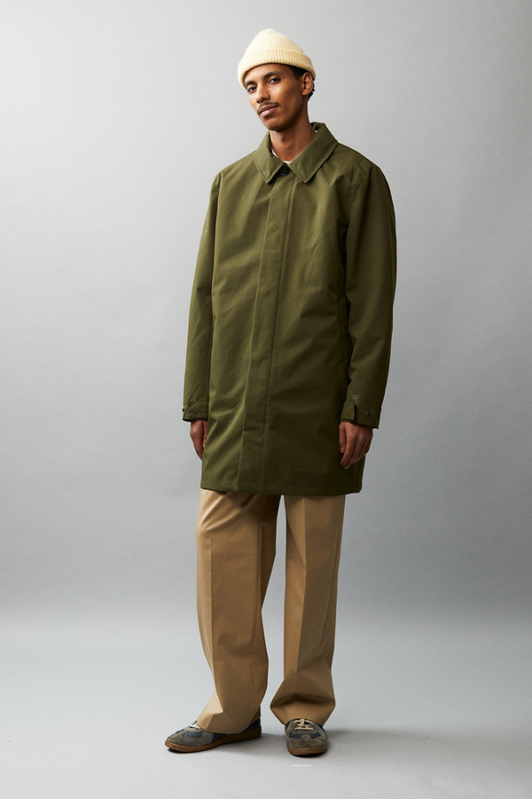 welter shelter LONG DONG POLYRAYON WOOL LOOK AW22 OLIVE