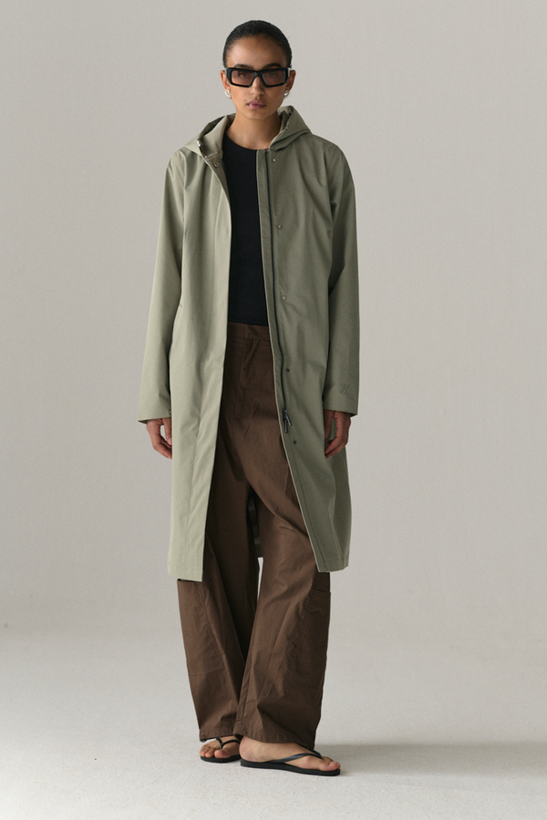 Welter Shelter NOT SO LONG TUBE STRETCH TWILL SS25 LIGHT GREY ARMY