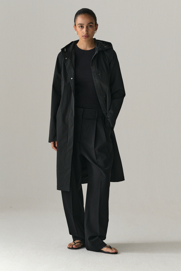 Welter Shelter NOT SO LONG TUBE STRETCH TWILL SS25 WASHED BLACK