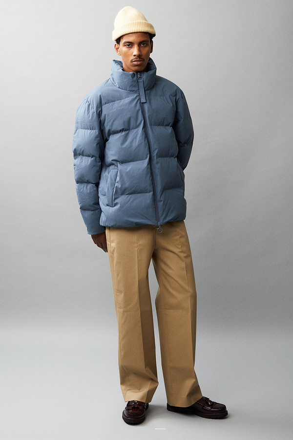 welter shelter PUFF PADDY ELSENEGGER CRINCLE COTTON AW22 FADED BLUE