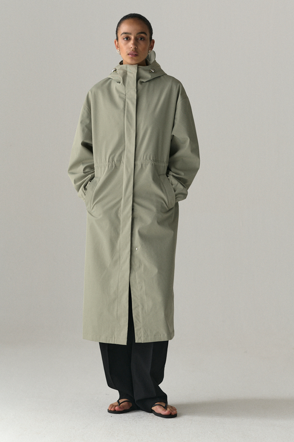 welter shelter ROOMY LONG TUBE TWILL SS25 LIGHT GREY ARMY