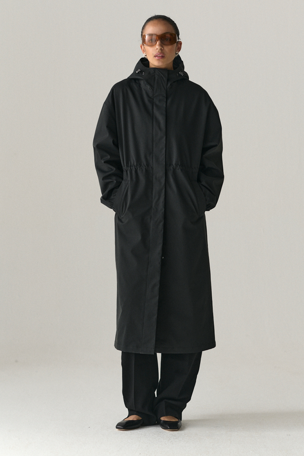 welter shelter ROOMY LONG TUBE TWILL SS25 WASHED BLACK