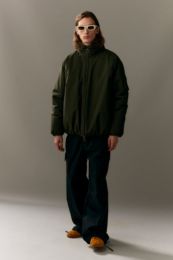 welter shelter SHORT TRACKER POLY RAYON WINTER AW23 olive