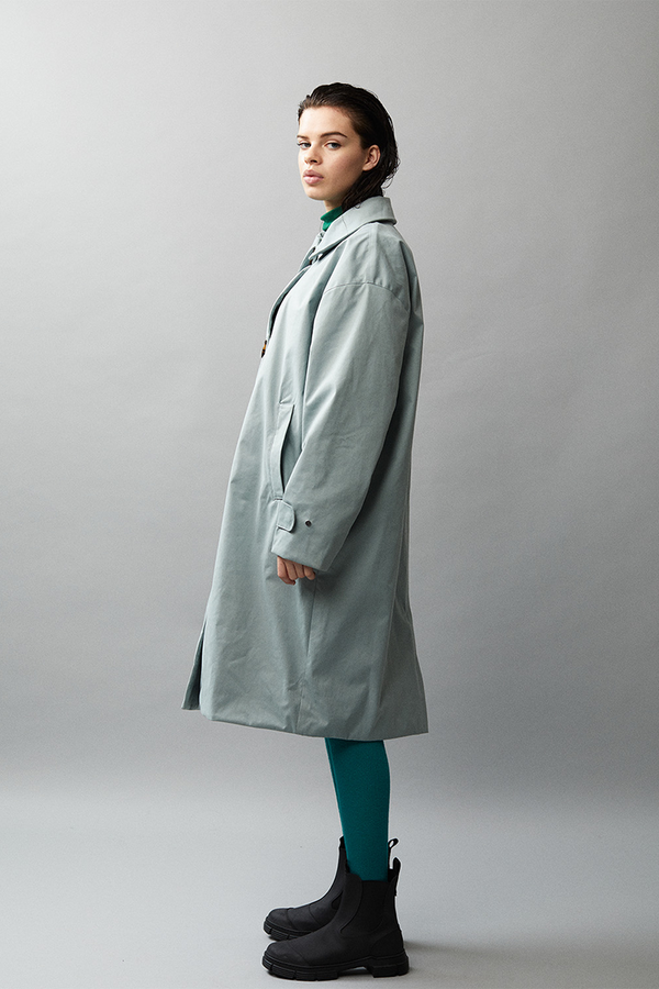 Welter Shelter BB OVERCOAT SUPER DOBBEY AW22 SAGE