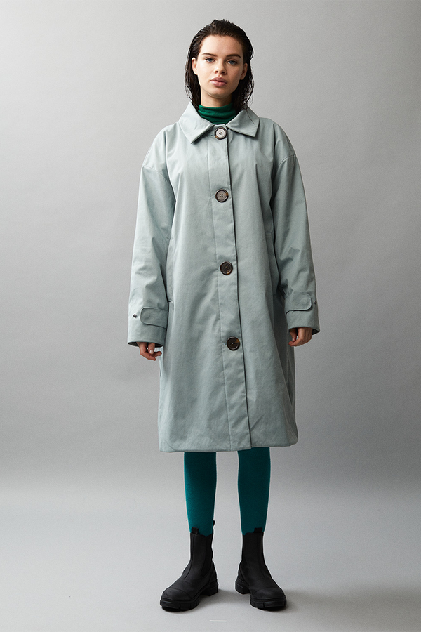 welter shelter BB OVERCOAT SUPER DOBBEY AW22 SAGE