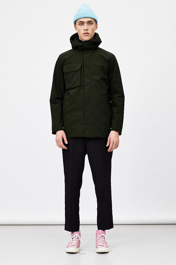 welter shelter K-SEA POLY RAYON AW21 OLIVE