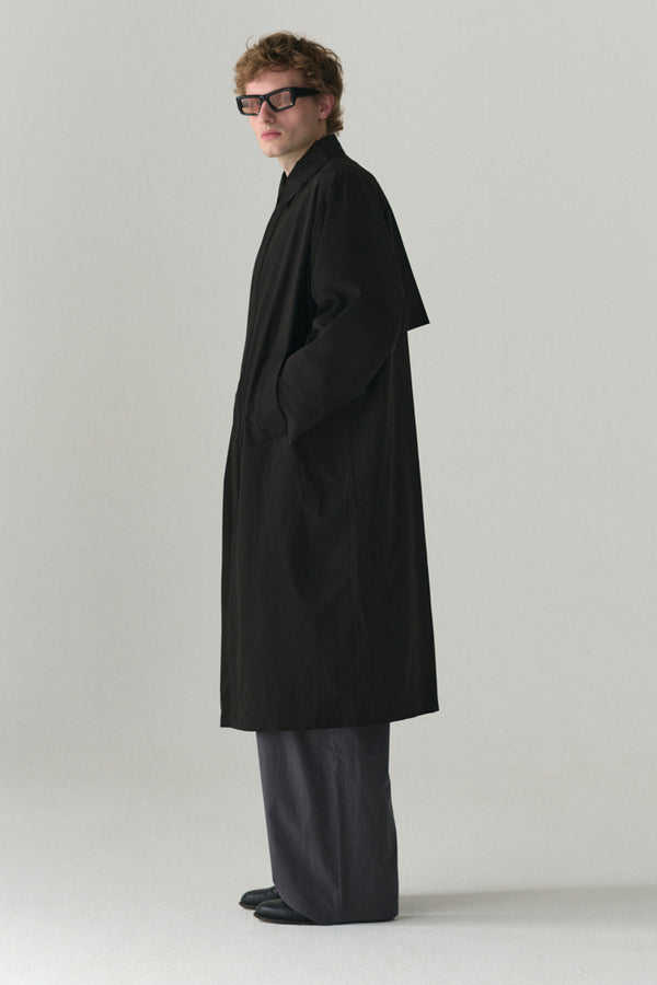 welter shelter LONG COACH GN SS25 BLACK MENS