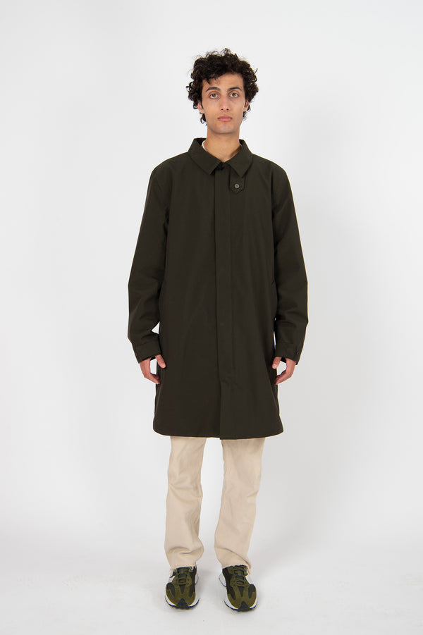 welter shelter Long Dong Poly Rayon Olive