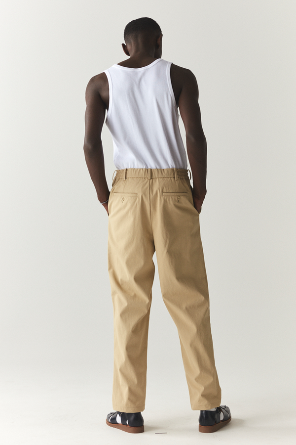 Welter Shelter PLEATED WETPANT SS'24 ALMOND