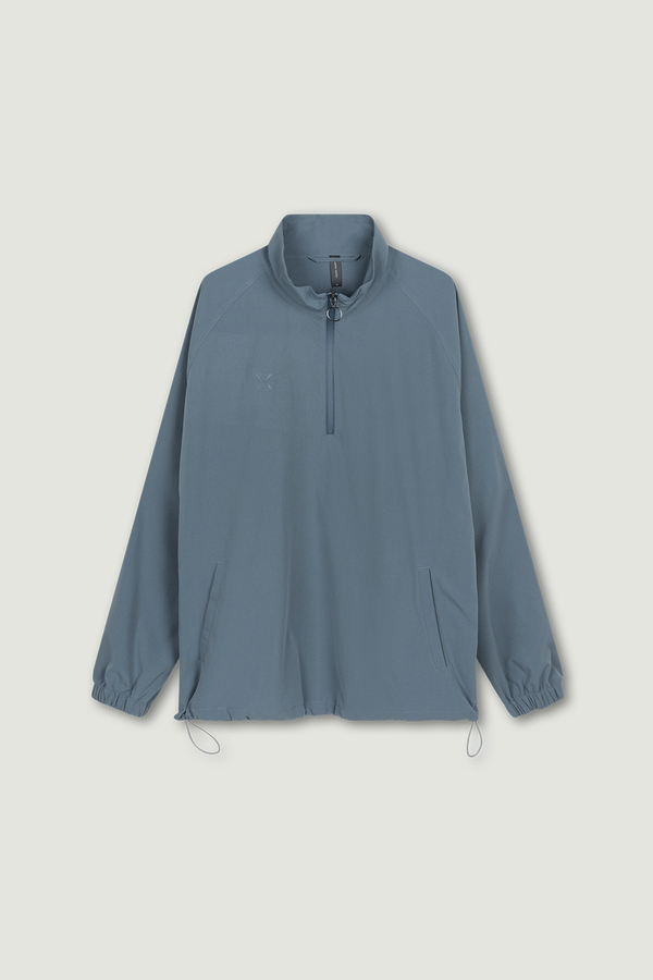 welter shelter POP OVER ZIP SS'24 FADED AQUA