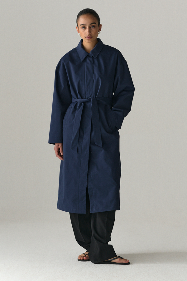 welter shelter RACHEL G STRETCH TWILL SS25 NAVY