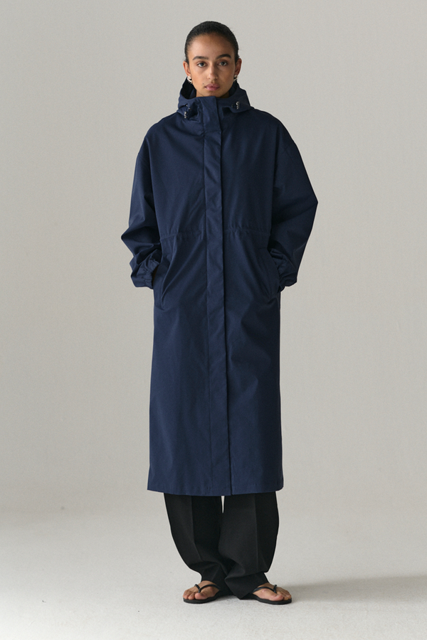 welter shelter ROOMY LONG TUBE TWILL SS25 NAVY