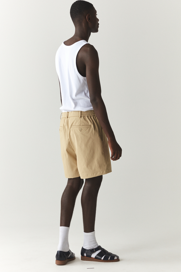 Welter Shelter SHORTS PLEATED SS'24 ALMOND