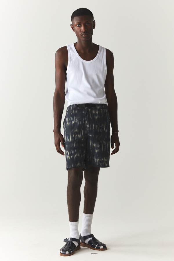 welter shelter SHORTS UTILITY PRINTED SS'24 NAVY