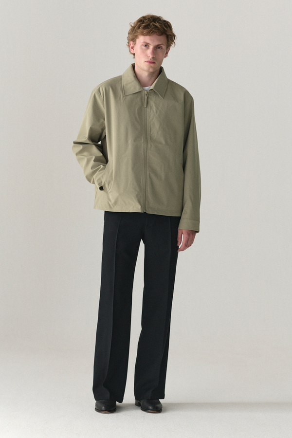 welter shelter ZIP UP CK CRINCLE SS25 LIGHT ARMY