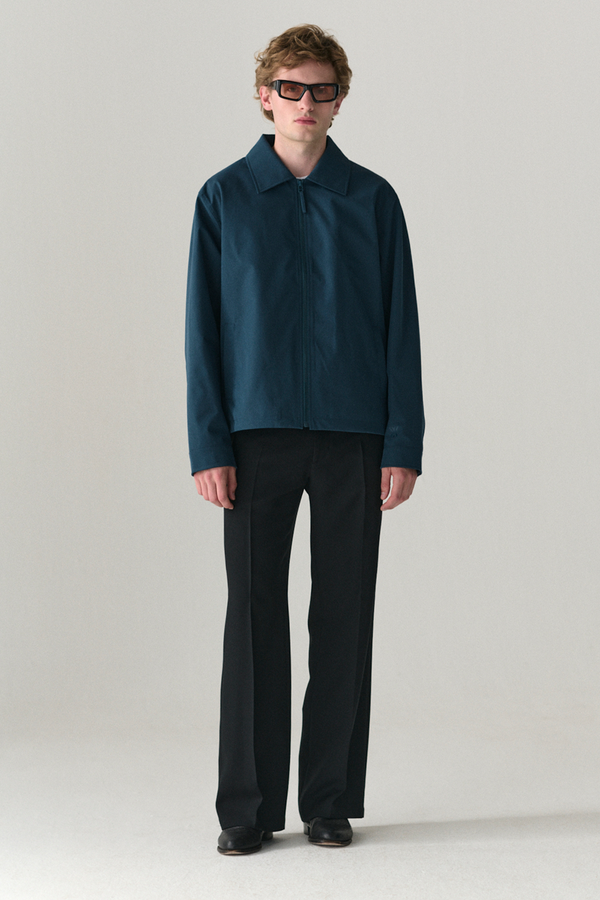 welter shelter ZIP UP CK CRINCLE SS25 VINTAGE BLUE