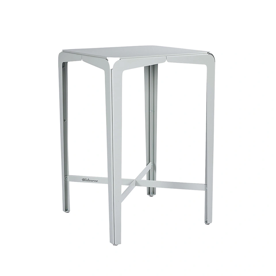 weltevree BENDED TABLE HIGH Minimalistische hoge bartafel van gepoedercoat staal