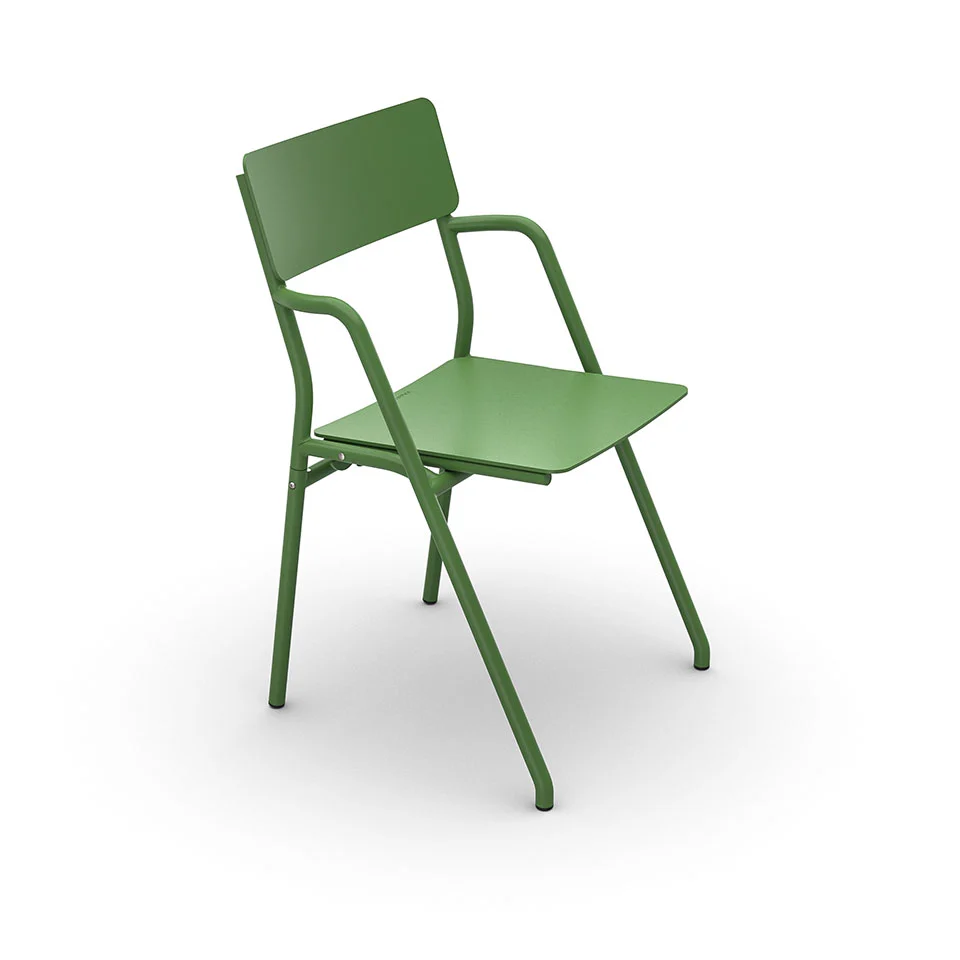weltevree FLIP-UP CHAIR Gepoedercoate aluminium stoel met opklapbare zitting