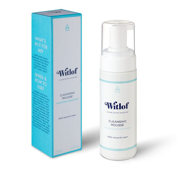witlof clean dutch skincare CLEANSING MOUSSE