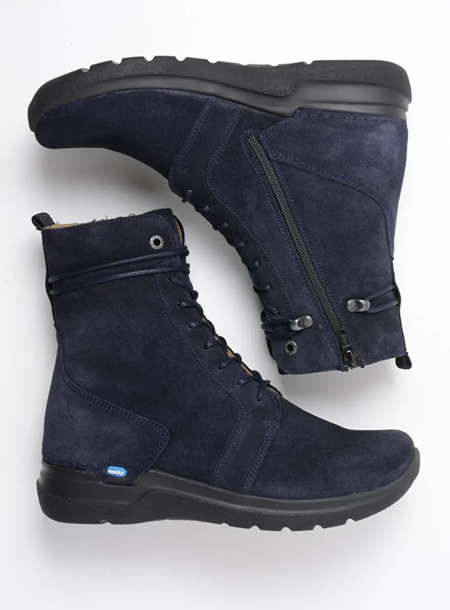 Wolky Bluff DB Veterboots Met Rits Voor Gevoelige Voeten