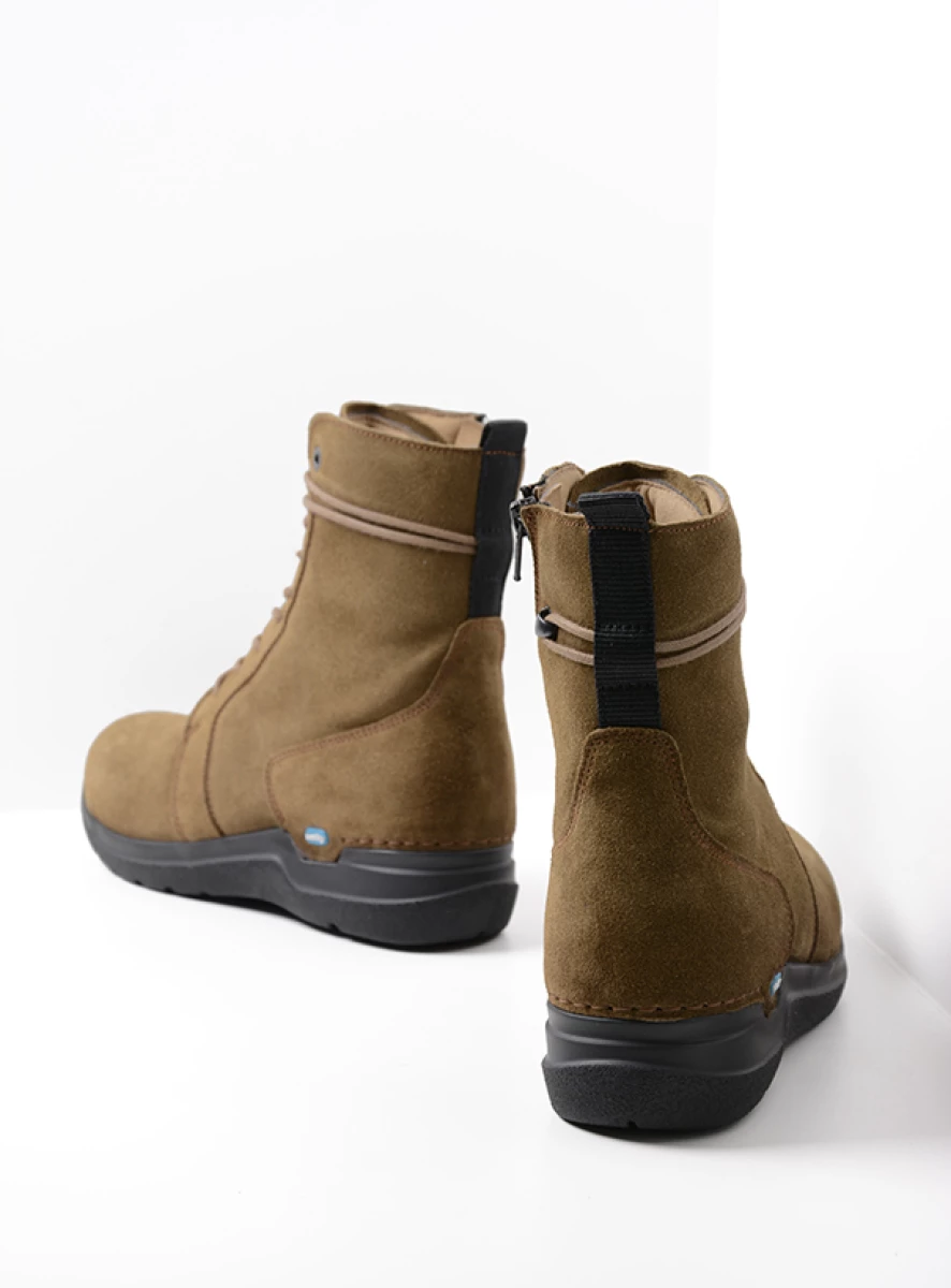 Wolky Bluff DB Veterboots Met Rits Voor Gevoelige Voeten