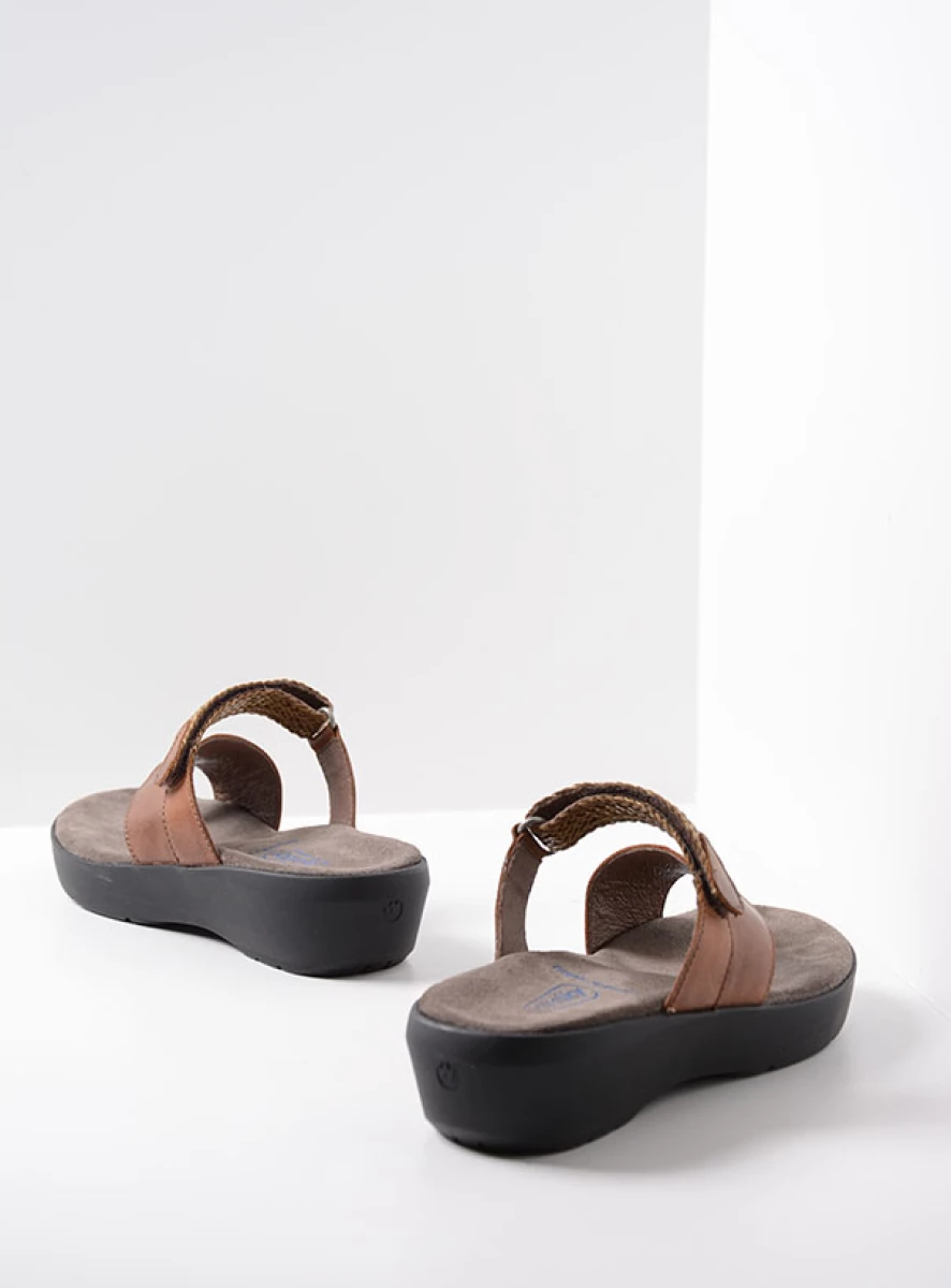 Wolky Collins Comfortabele Teenslipper Met Diagonale Band