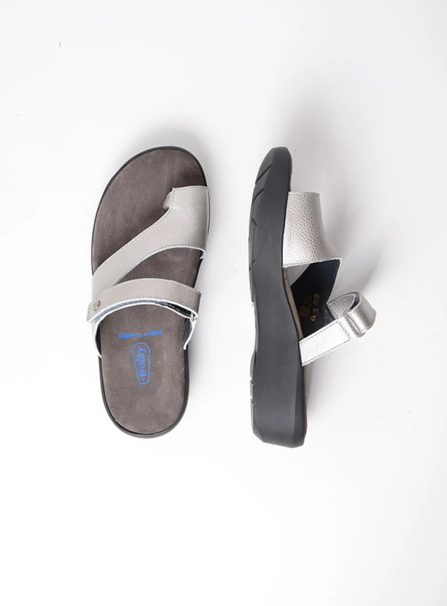 Wolky Collins Comfortabele Teenslipper Met Diagonale Band