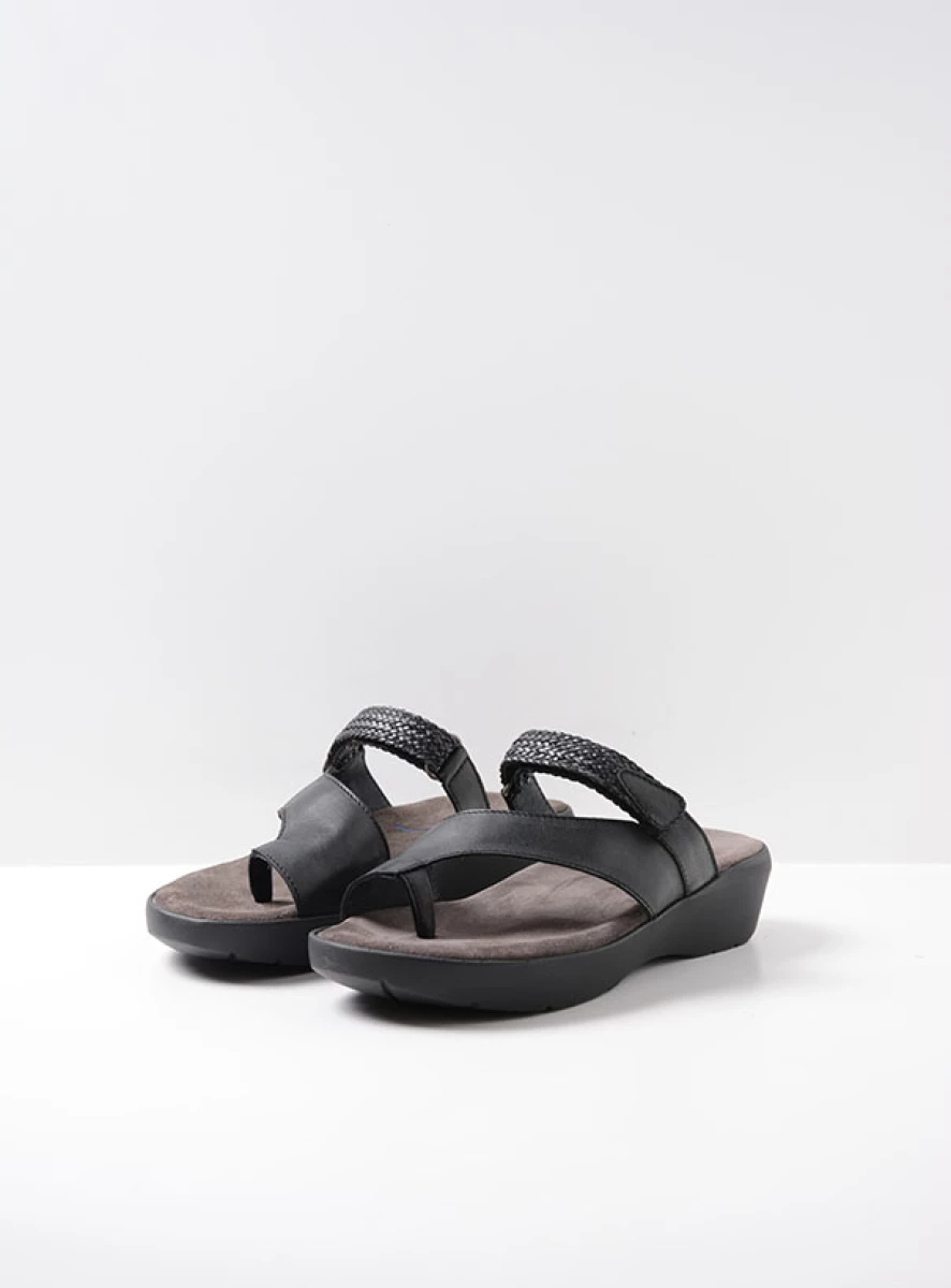 Wolky Collins Comfortabele Teenslipper Met Diagonale Band