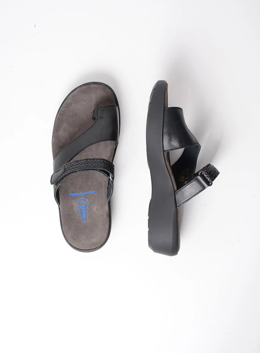 Wolky Collins Comfortabele Teenslipper Met Diagonale Band