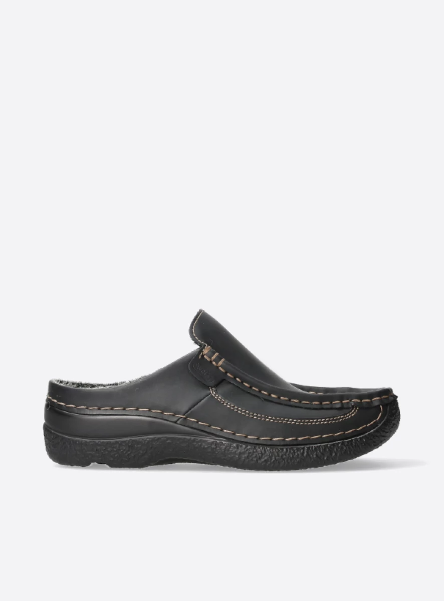 wolky Roll Slide Vegan Vegan muil met afrolneus     €129 95