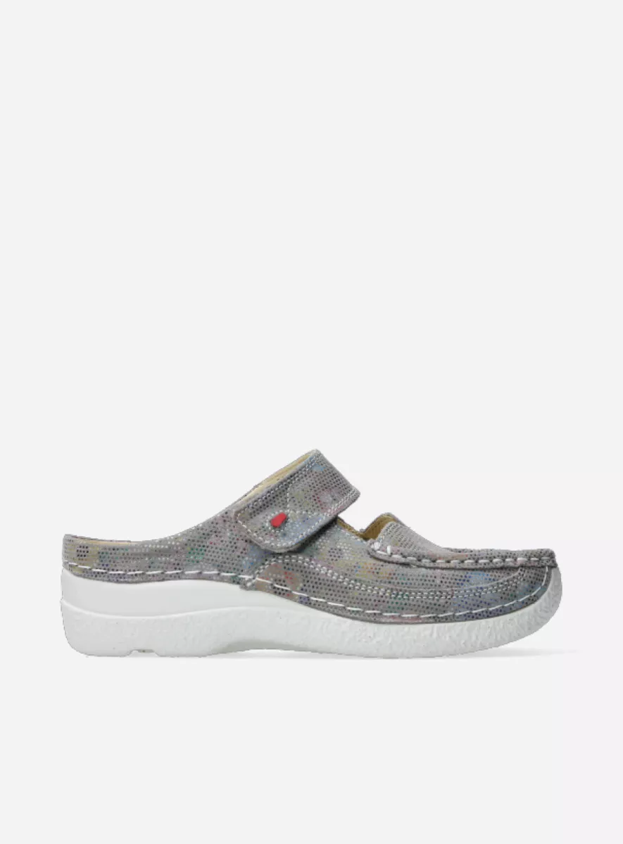 wolky Roll Slipper Comfortabele slipper met afrolneus