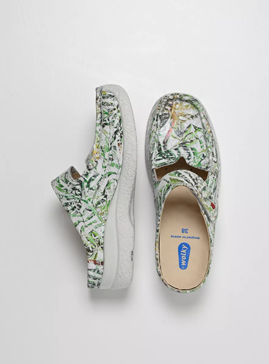 Wolky Roll Slipper Comfortabele Slipper Met Afrolneus