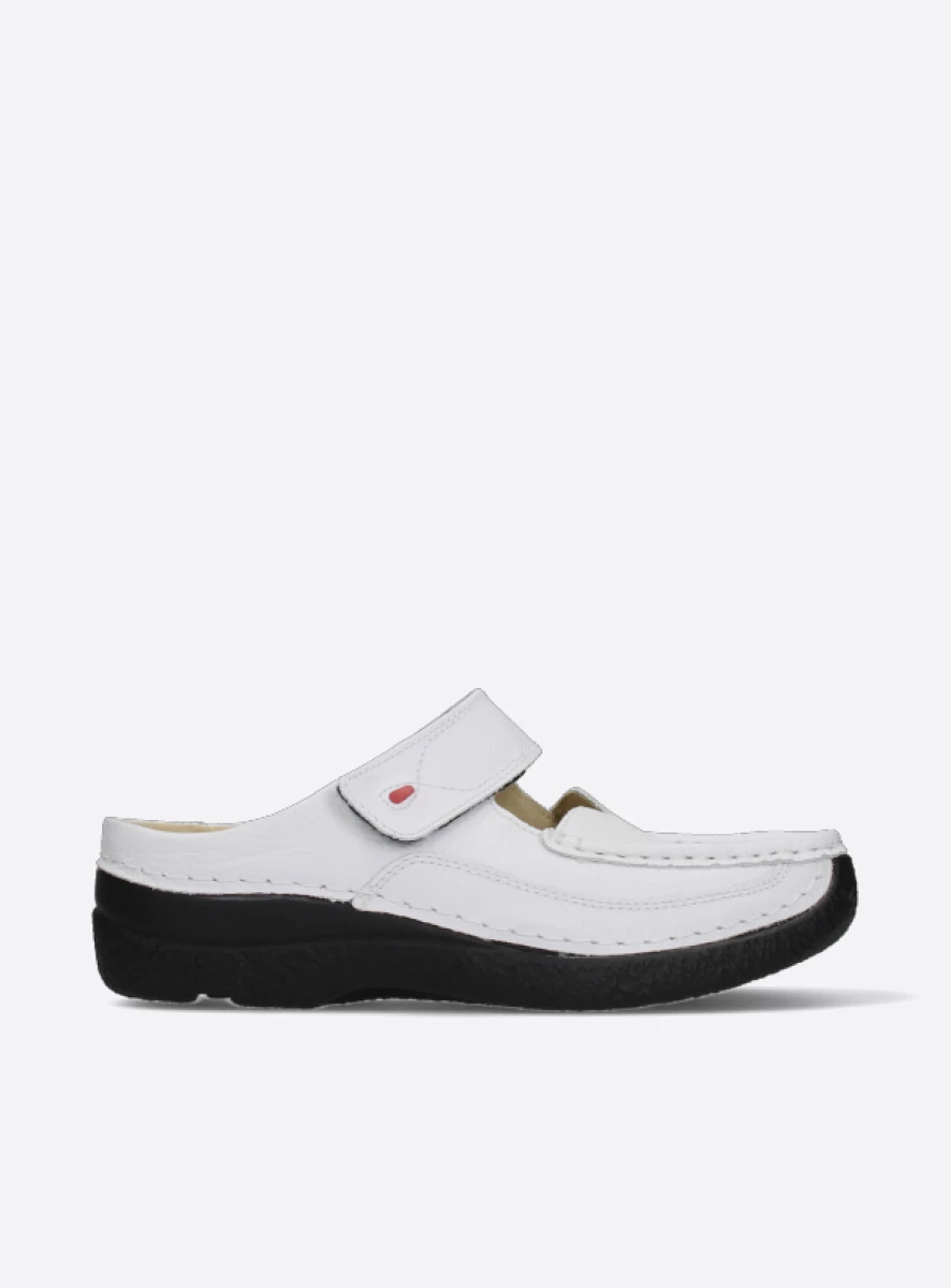 wolky Roll Slipper Comfortabele slipper met afrolneus